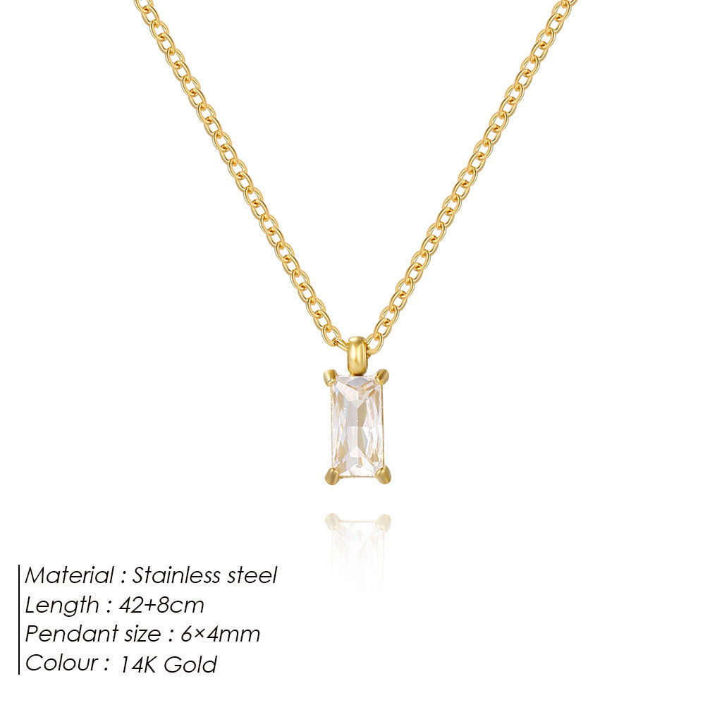 Glimmr Stainless Spark Necklace