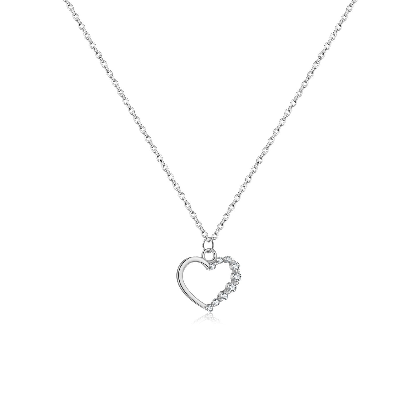 Hollow Heart Necklace