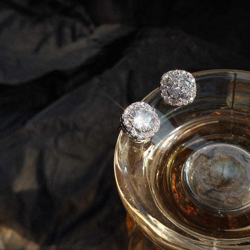 Elegant Square Stud Earrings