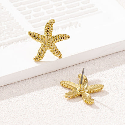 Starfish Charm Earrings