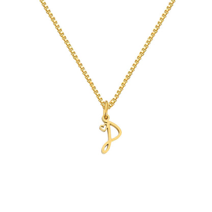 Personalized Love Letter Necklace – Premium Titanium Steel