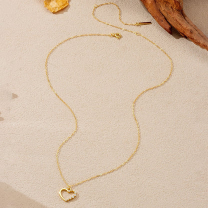 Hollow Heart Necklace