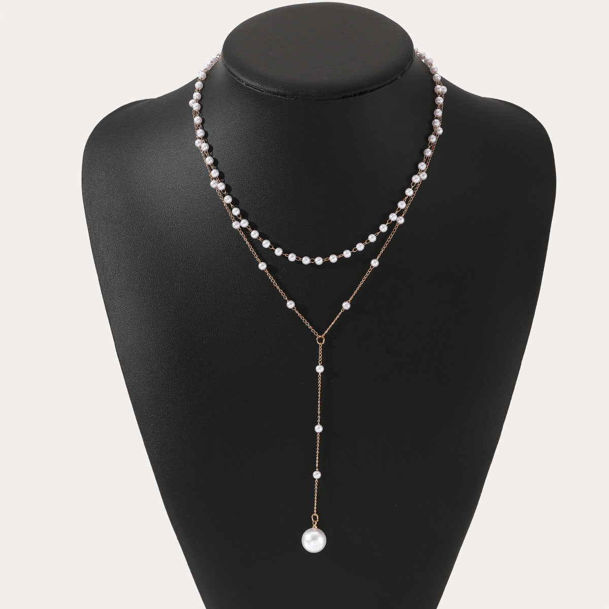 Étoile Twin Pearl Layered Necklace