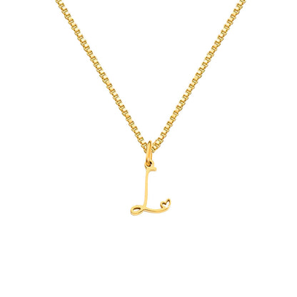 Personalized Love Letter Necklace – Premium Titanium Steel