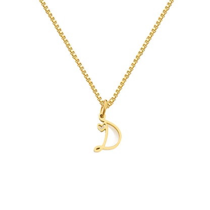 Personalized Love Letter Necklace – Premium Titanium Steel