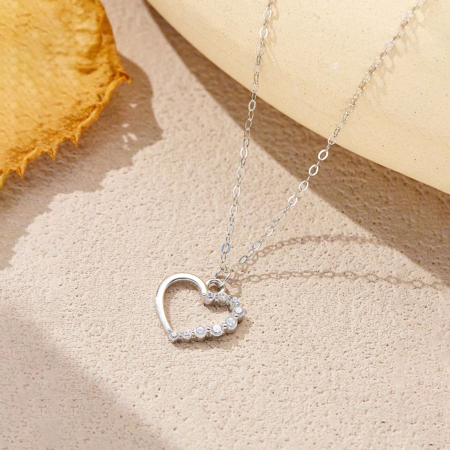 Hollow Heart Necklace