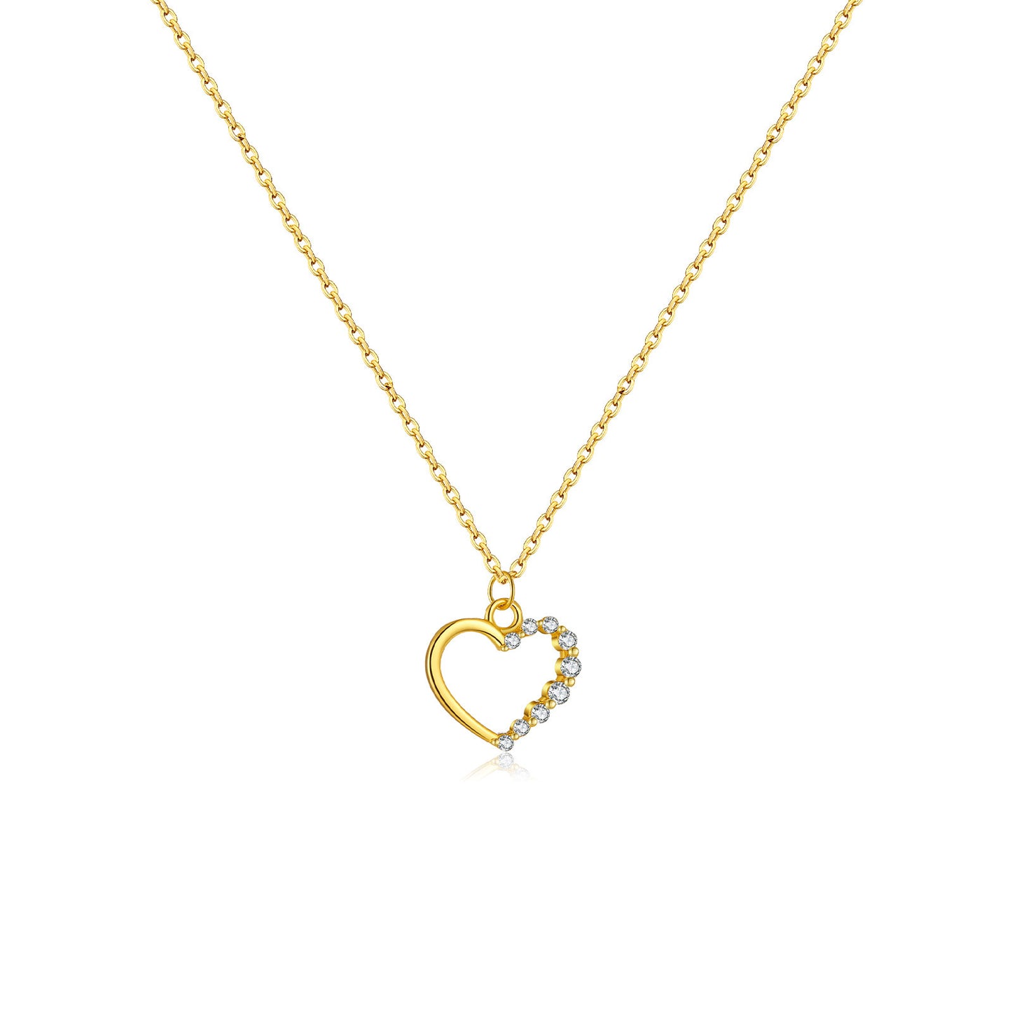 Hollow Heart Necklace