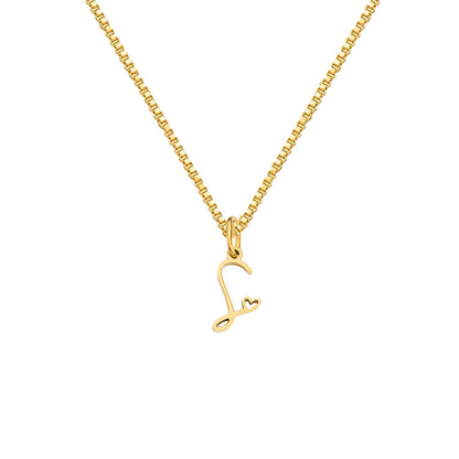 Personalized Love Letter Necklace – Premium Titanium Steel