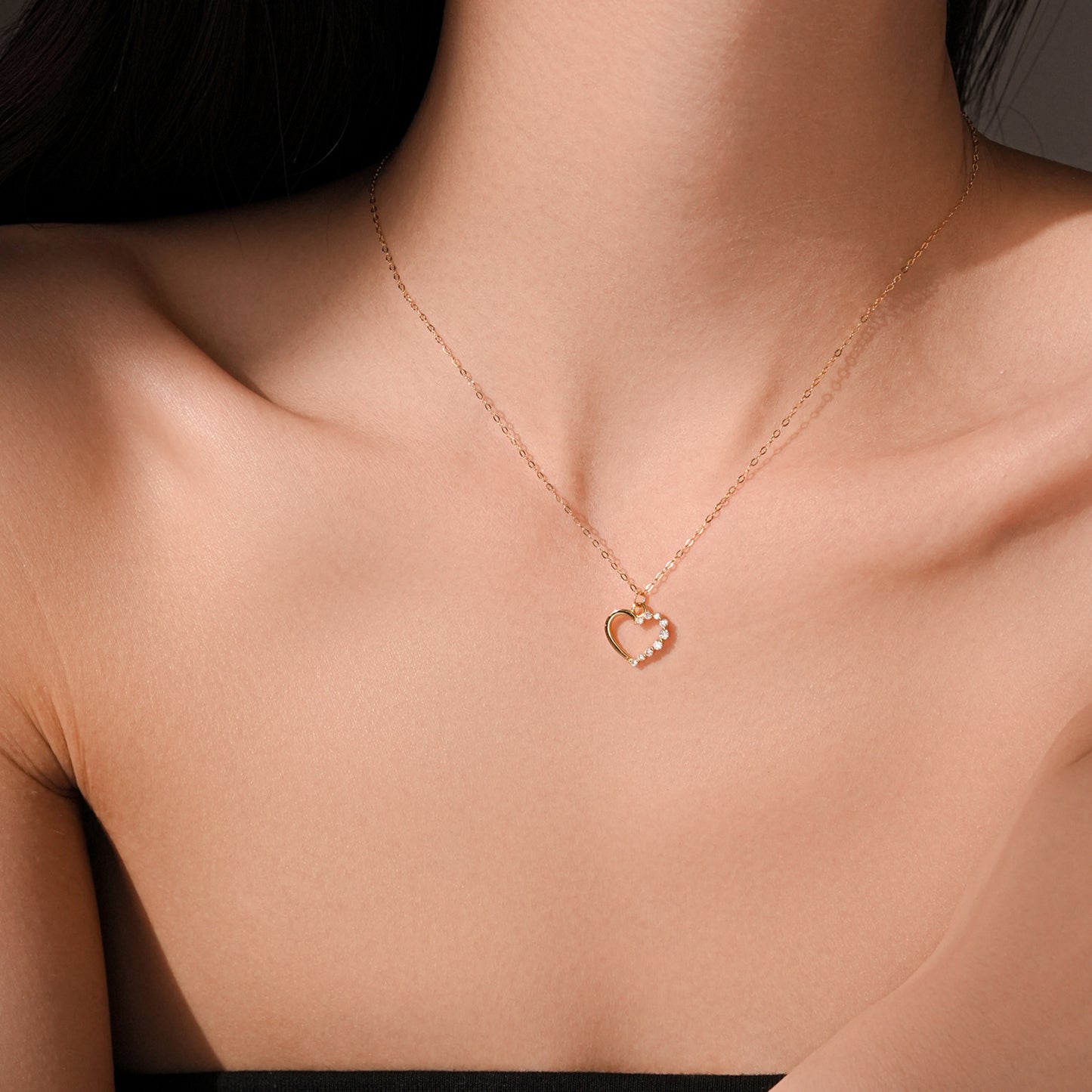 Hollow Heart Necklace