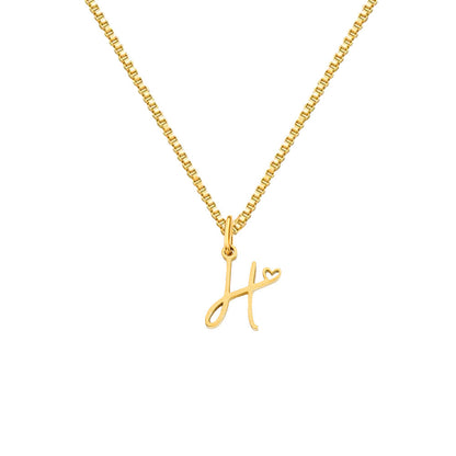 Personalized Love Letter Necklace – Premium Titanium Steel