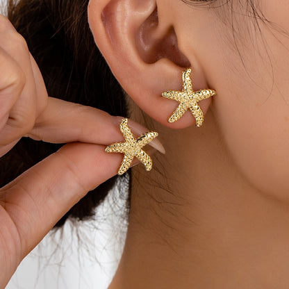 Starfish Charm Earrings