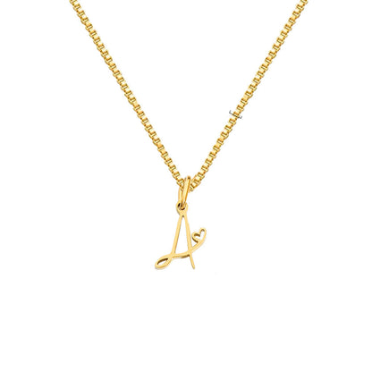 Personalized Love Letter Necklace – Premium Titanium Steel