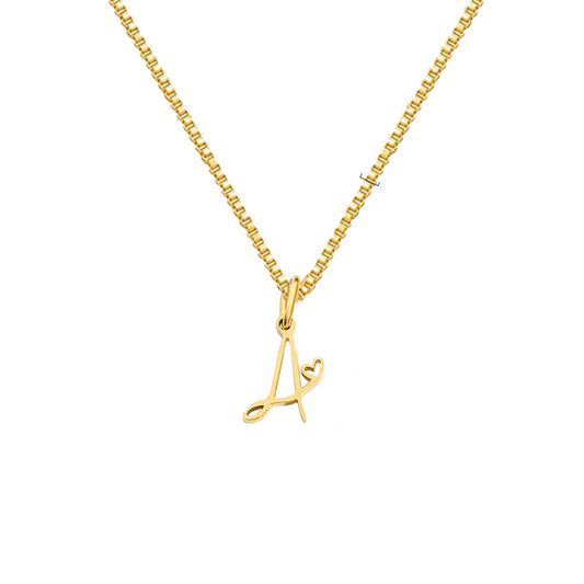 Personalized Love Letter Necklace – Premium Titanium Steel