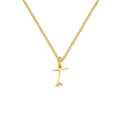 Personalized Love Letter Necklace – Premium Titanium Steel