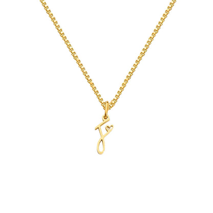 Personalized Love Letter Necklace – Premium Titanium Steel