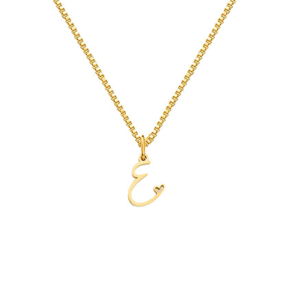 Personalized Love Letter Necklace – Premium Titanium Steel