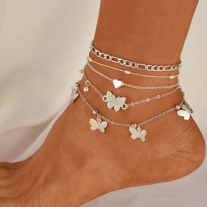 Butterfly Charm Anklet